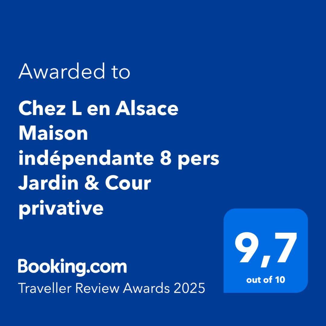 Chez L En Alsace Maison Independante 8 Pers Jardin & Cour Privative Griesheim-pres-Molsheim ภายนอก รูปภาพ